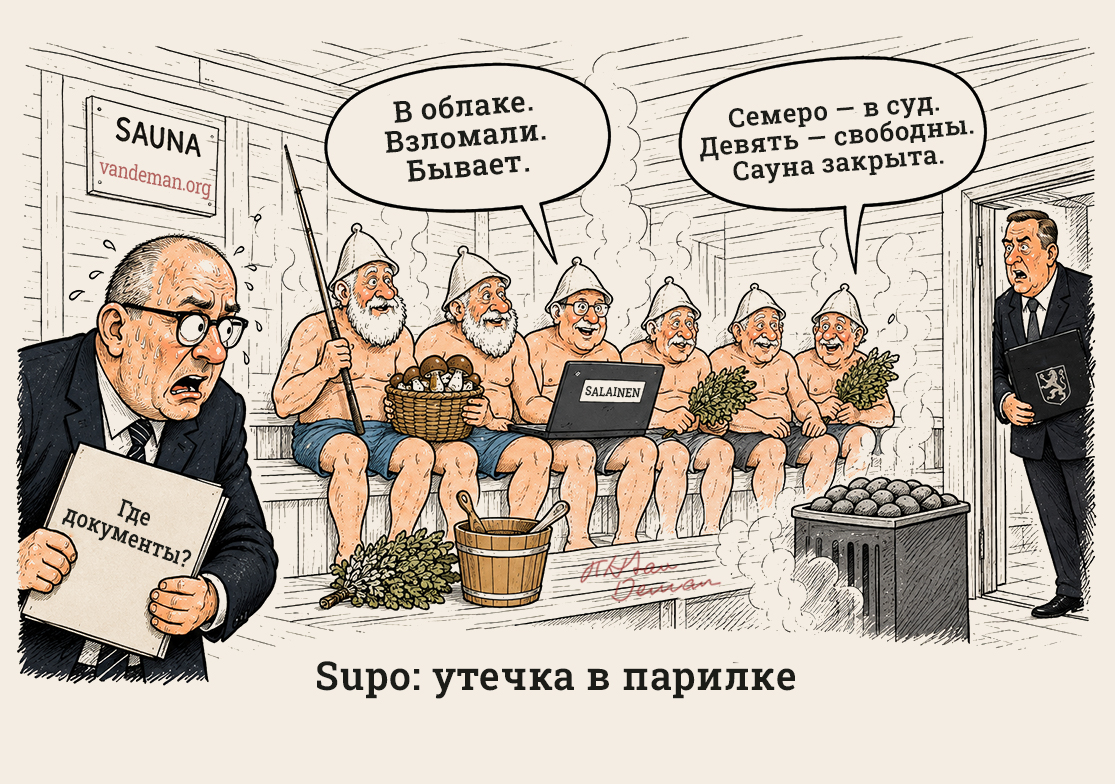 Supo: утечка в парилке